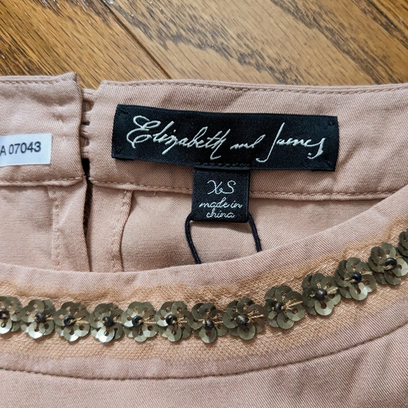 NWT Elizabeth and James Lindvall Embellished Tunic Dress size XS - Picture 6 of 11